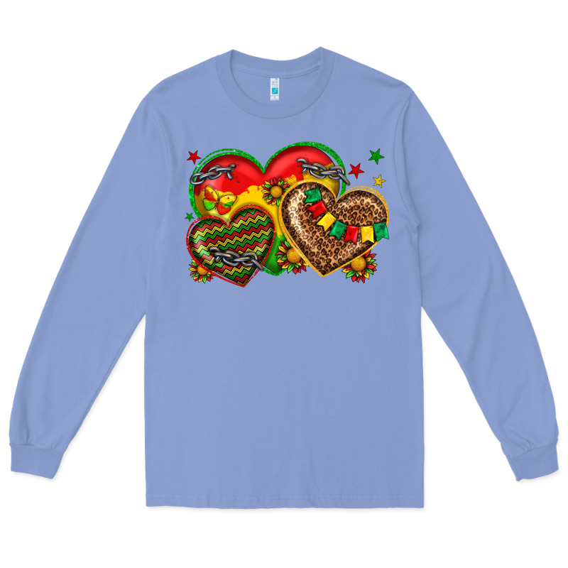 Juneteenth Heart Long Sleeve Tee by texasbilliewilder | Teevron