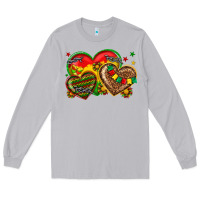 Moon Dust juneteenth heart Long Sleeve Tee - texasbilliewilder