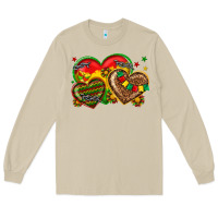 Mushroom juneteenth heart Long Sleeve Tee - texasbilliewilder