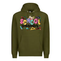 Army Green school counselor Premium Hoodie - MaliasSmallBusiness
