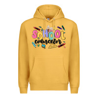 Mustard school counselor Premium Hoodie - MaliasSmallBusiness