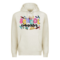 Oatmeal Heather school counselor Premium Hoodie - MaliasSmallBusiness