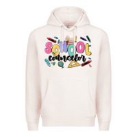 Pale Pink school counselor Premium Hoodie - MaliasSmallBusiness