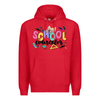 Red school counselor Premium Hoodie - MaliasSmallBusiness