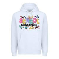 White school counselor Premium Hoodie - MaliasSmallBusiness