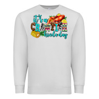 Dove Grey its a crawfish kinda day Premium Sweatshirt - AdoDesignShop