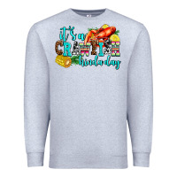 Heather Grey its a crawfish kinda day Premium Sweatshirt - AdoDesignShop