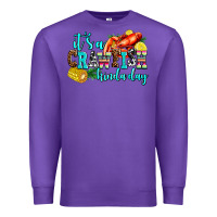 Purple its a crawfish kinda day Premium Sweatshirt - AdoDesignShop