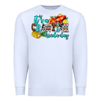 White its a crawfish kinda day Premium Sweatshirt - AdoDesignShop