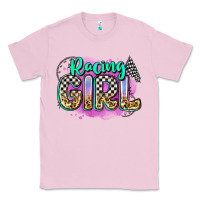 Bubblegum Pink racing girl Classic Tee - Zillion Design Studio