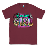 Burgundy racing girl Classic Tee - Zillion Design Studio