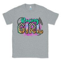 Heather Grey racing girl Classic Tee - Zillion Design Studio