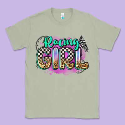 Racing Girl Classic Tee Designed By Zillion Design Studio
