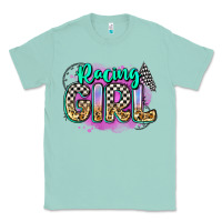 Seafoam racing girl Classic Tee - Zillion Design Studio