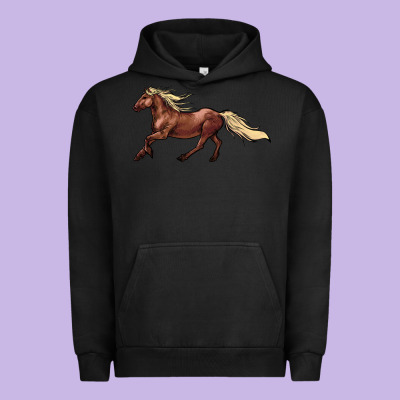 Running Horse Urban Hoodie Designed By Nancycooperartshop