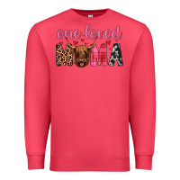Cardinal highland cow one loved mama Premium Sweatshirt - JahusDesignShop