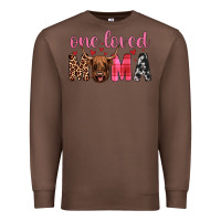 Chestnut highland cow one loved mama Premium Sweatshirt - JahusDesignShop