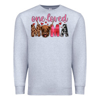 Heather Grey highland cow one loved mama Premium Sweatshirt - JahusDesignShop