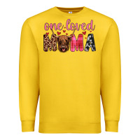 Lemon highland cow one loved mama Premium Sweatshirt - JahusDesignShop
