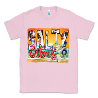 Bubblegum Pink salty vibes Classic Tee - texasbilliewilder