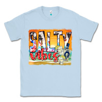 Dusty Blue salty vibes Classic Tee - texasbilliewilder