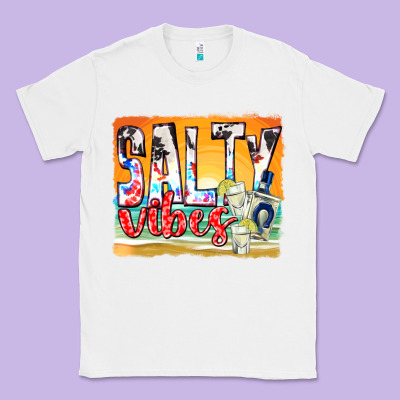 Salty Vibes Classic Tee Designed By Texasbilliewilder