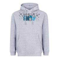 Heather Grey winter let it snow Heavyweight Hoodie - JahusDesignShop