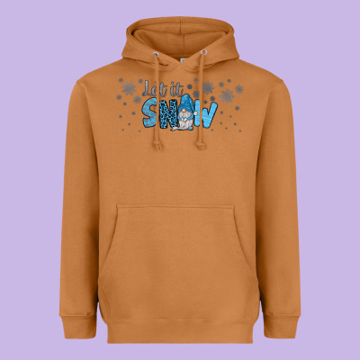 Winter Let It Snow Heavyweight Hoodie Designed By Jahusdesignshop