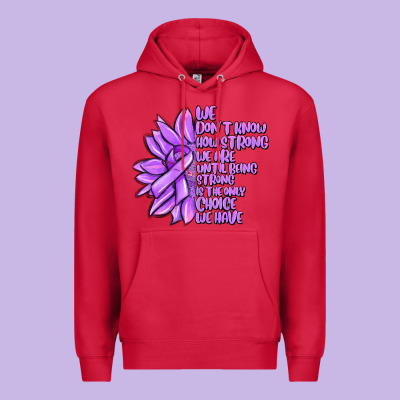 Purple Pancreatic Cancer Sunflower And Cancer Ribb Premium Hoodie Designed By Maliassmallbusiness