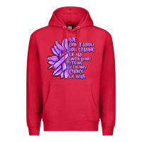 Cardinal purple pancreatic cancer sunflower and cancer ribb Premium Hoodie - MaliasSmallBusiness