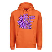 Carrot purple pancreatic cancer sunflower and cancer ribb Premium Hoodie - MaliasSmallBusiness