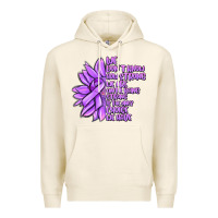 Tofu purple pancreatic cancer sunflower and cancer ribb Premium Hoodie - MaliasSmallBusiness