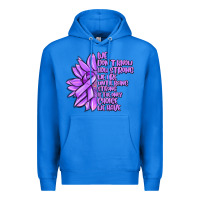 True Royal purple pancreatic cancer sunflower and cancer ribb Premium Hoodie - MaliasSmallBusiness