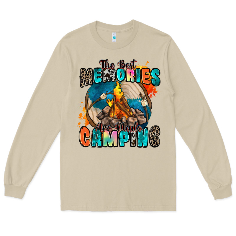 The Best Memories Are Made Camping Long Sleeve Tee by Zillion Design Studio | Teevron