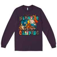 Plum the best memories are made camping Long Sleeve Tee - Zillion Design Studio