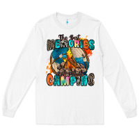 White the best memories are made camping Long Sleeve Tee - Zillion Design Studio