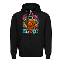 Black just a little moody Zipper Hoodie - Zillion Design Studio