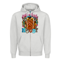 Dove Grey just a little moody Zipper Hoodie - Zillion Design Studio