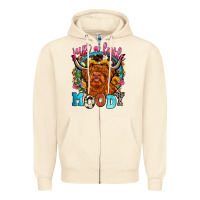 Sandshell just a little moody Zipper Hoodie - Zillion Design Studio