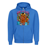 True Royal just a little moody Zipper Hoodie - Zillion Design Studio