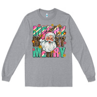 Heather Grey merry merry merry Long Sleeve Tee - AdoDesignShop