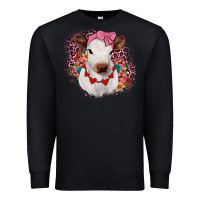Black heifer valentines Premium Sweatshirt - JahusDesignShop
