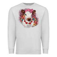 Dove Grey heifer valentines Premium Sweatshirt - JahusDesignShop