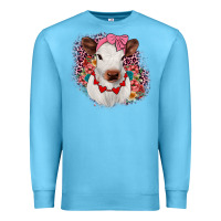 Ocean Blue heifer valentines Premium Sweatshirt - JahusDesignShop