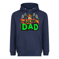 Navy racing dad with racing oto equipment Heavyweight Hoodie - AdoDesignShop