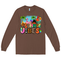Chestnut summer vibes camp Long Sleeve Tee - Zillion Design Studio