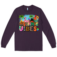 Plum summer vibes camp Long Sleeve Tee - Zillion Design Studio