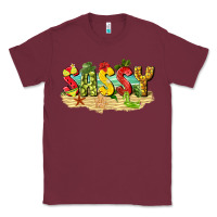 Burgundy sassy beach Classic Tee - texasbilliewilder