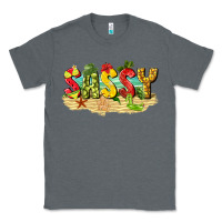 Charcoal Heather sassy beach Classic Tee - texasbilliewilder