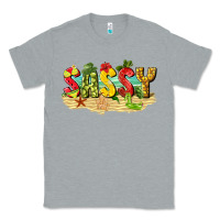 Heather Grey sassy beach Classic Tee - texasbilliewilder